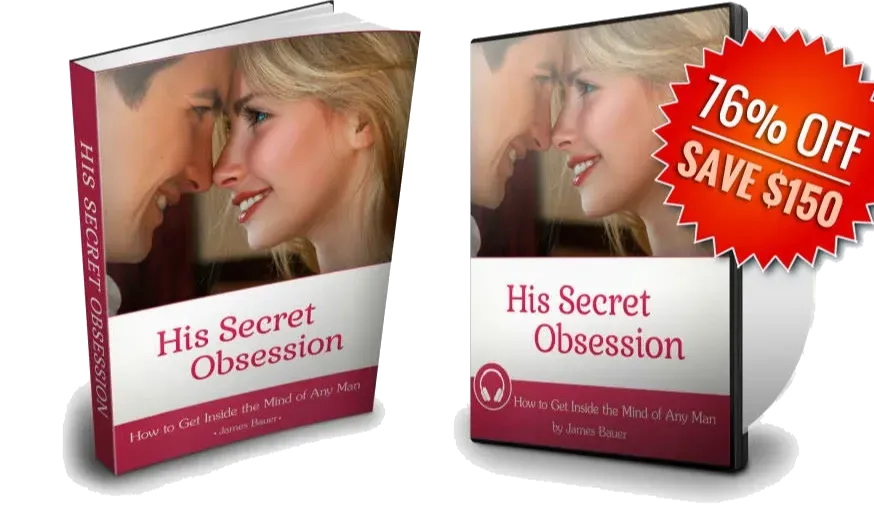 His Secret Obsession PDF and audiobook cover – relationship guide for women
